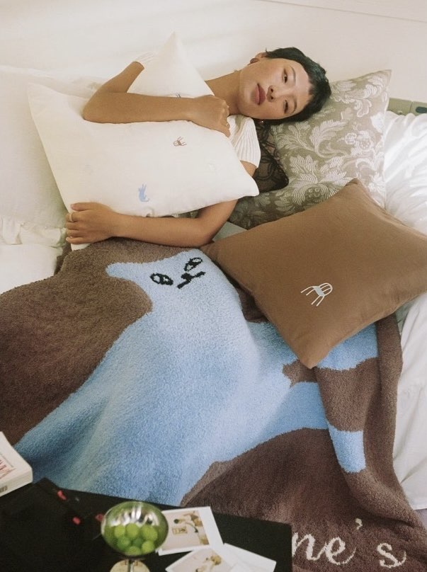 Funky Cat Throw Blanket
