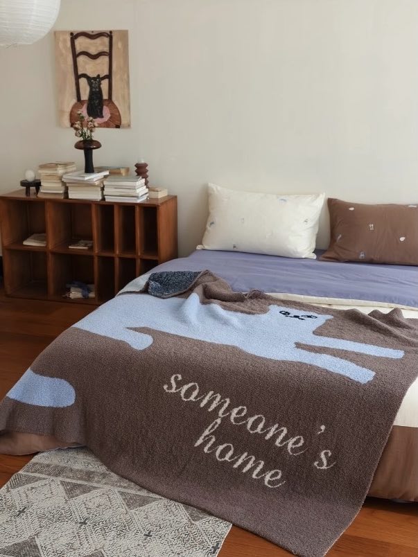 Funky Cat Throw Blanket