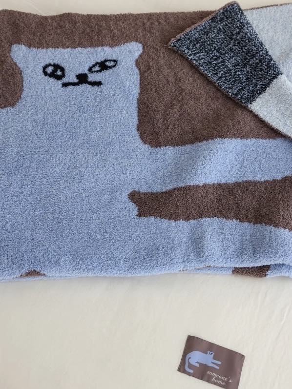 Funky Cat Throw Blanket